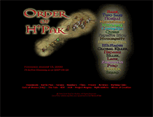 Tablet Screenshot of orderofhpak.com